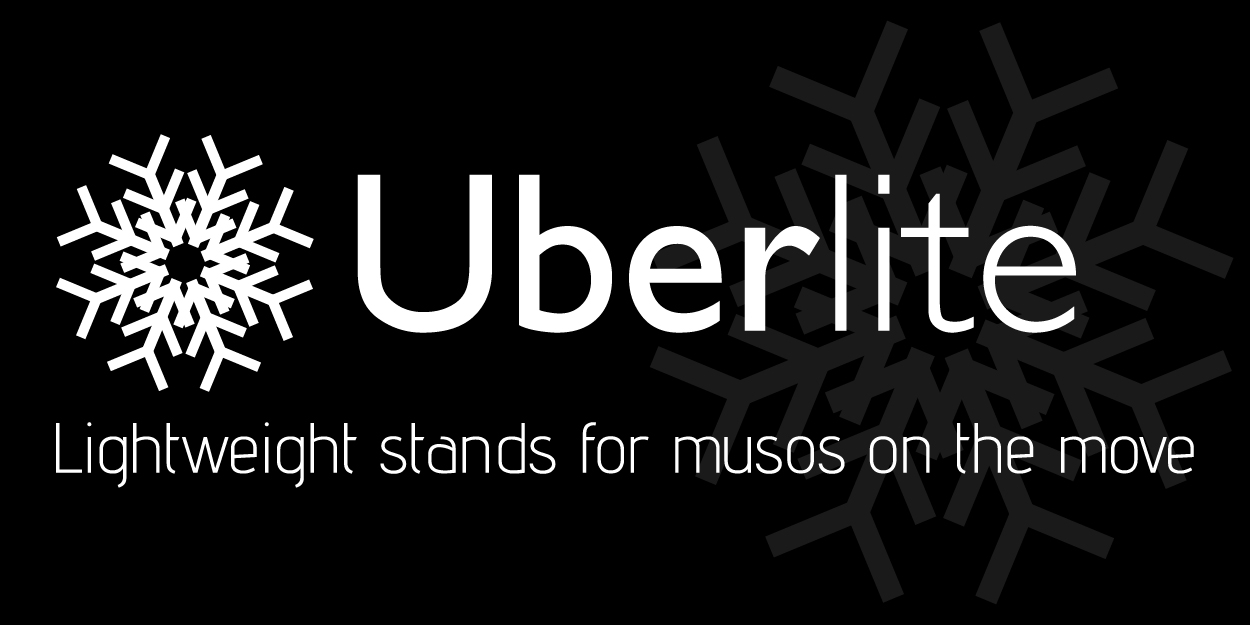 Uberlite. Lightweight stands for musos on the move